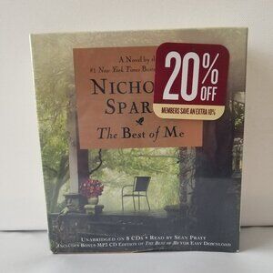 Nicholas Sparks THE BEST OF ME 2011 8 CD Set Unbridged Sean Pratt NEW SEALED
